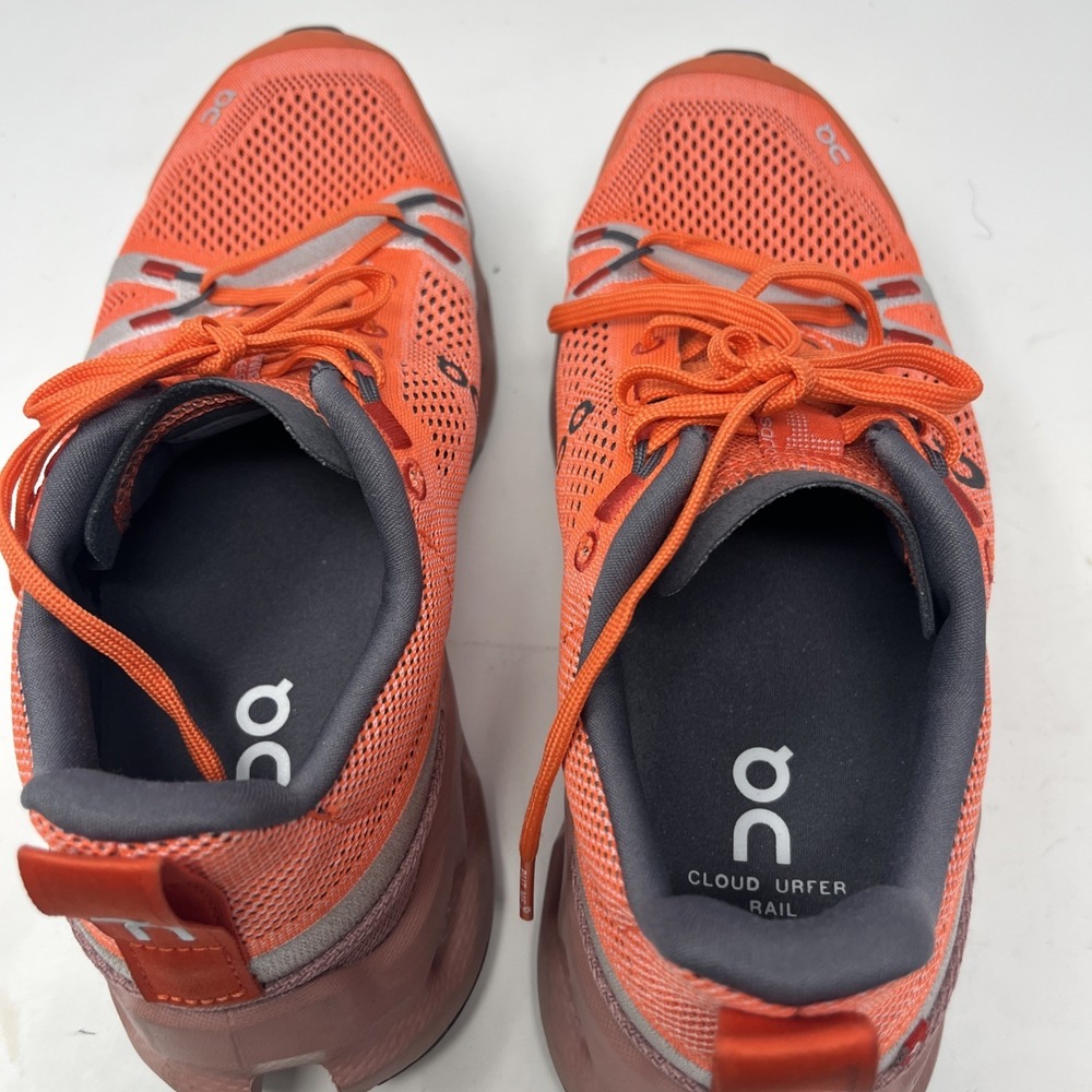 On Cloudsurfer Trail Women's Running Shoes Flame/Dustrose Size 9 Sneakers - Picture 11 of 12